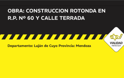 Publicación Pliego Construcción Rotonda en R.P. Nº 60 y Terrada
