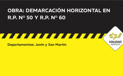 Publicación Pliego Demarcación Horizontal en R.P. Nº 50 y R.P. Nº 60