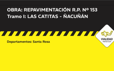 Publicación Pliego Repavimentación R.P. Nº 153 Tramo I