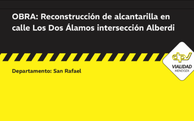 Publicación Pliego Reconstrucción de Alcantarilla Calle los Dos Álamos intersección Alberdi
