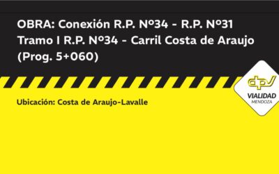 Conexión R.P. Nº34 – R.P. Nº31 Tramo I R.P. Nº34 – Carril Costa de Araujo (Prog. 5+060)