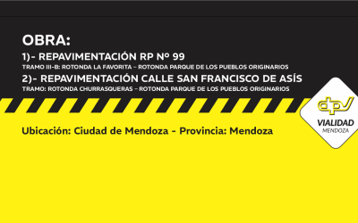 Repavimentación R.P. Nº 99, Tramo III-B: Rotonda La Favorita – Rotonda Parque De Los Pueblos Originarios y Repavimentación de Calle San Francisco de Asís, Tramo: Rotonda Churrasqueras – Rotonda Parque de los Pueblos Originarios