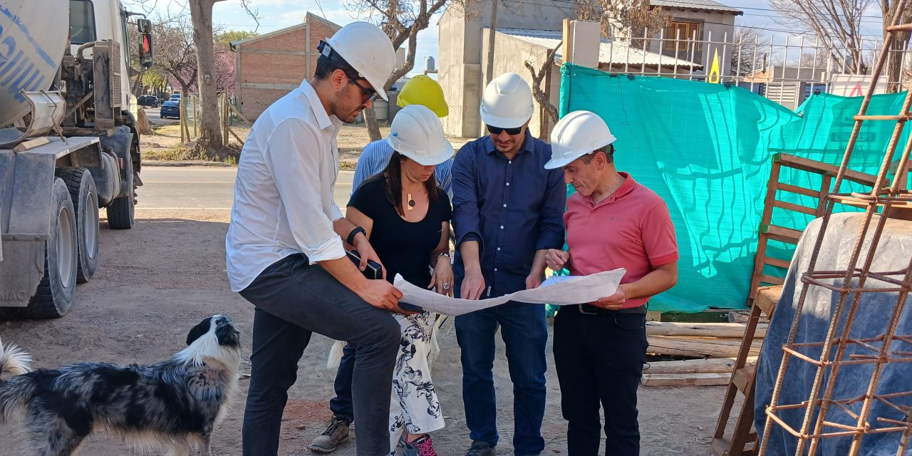 Con un 28% de avance, la obra del nuevo servicio de salud mental del Hospital Enfermeros Argentinos progresa a buen ritmo