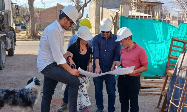 Con un 28% de avance, la obra del nuevo servicio de salud mental del Hospital Enfermeros Argentinos progresa a buen ritmo