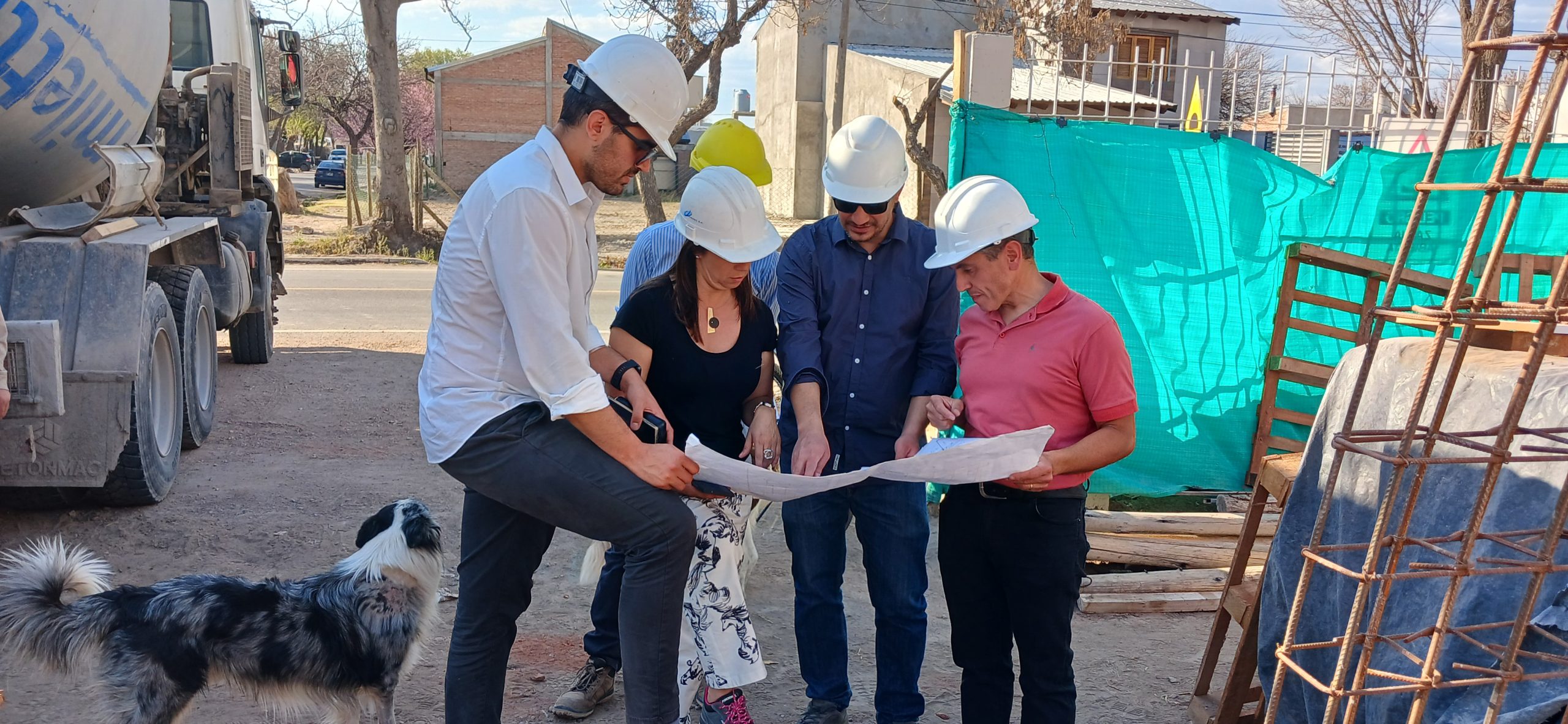Con un 28% de avance, la obra del nuevo servicio de salud mental del Hospital Enfermeros Argentinos progresa a buen ritmo