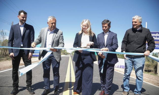 Cornejo: “La Ruta 177 abre nuevas oportunidades para el desarrollo social, productivo y turístico de San Rafael”