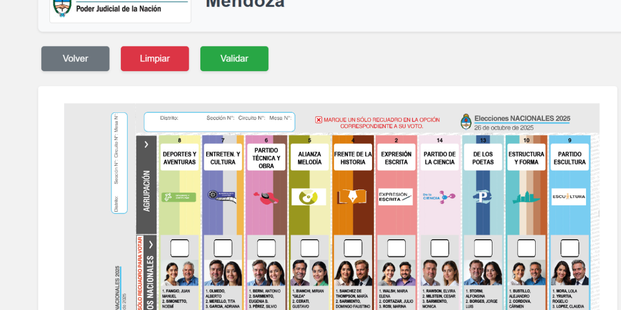 Entrenando para las elecciones de octubre con el simulador de voto para la BUP
