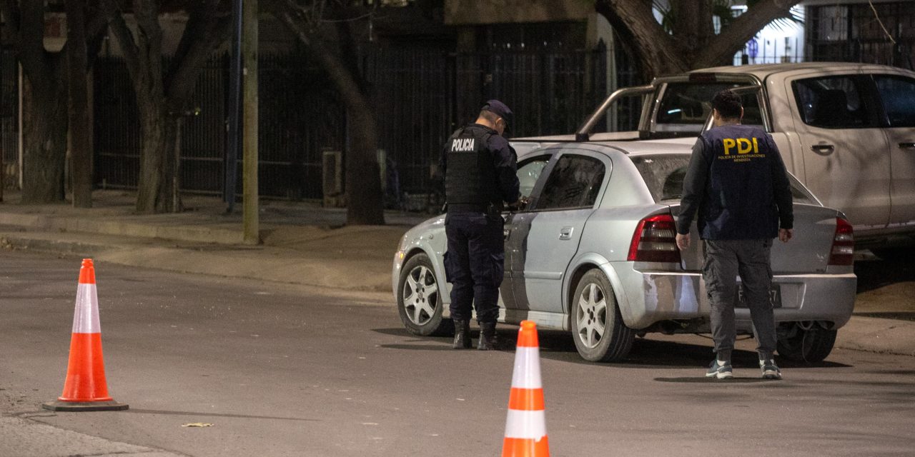 Con controles en las calles, la Policía de Mendoza desplegó un nuevo operativo de alto impacto en Maipú y Rivadavia