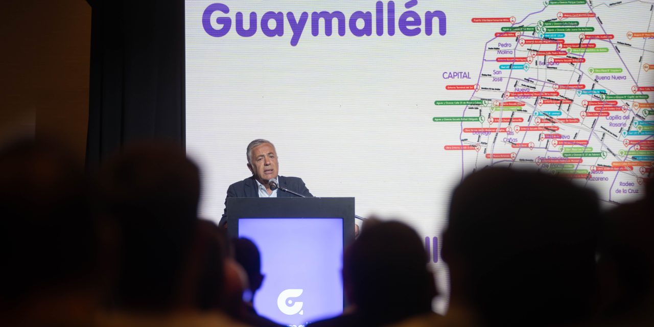 Con respaldo del Gobierno provincial, Guaymallén lanzó un plan inédito de obras que destina el 40% del presupuesto a infraestructura