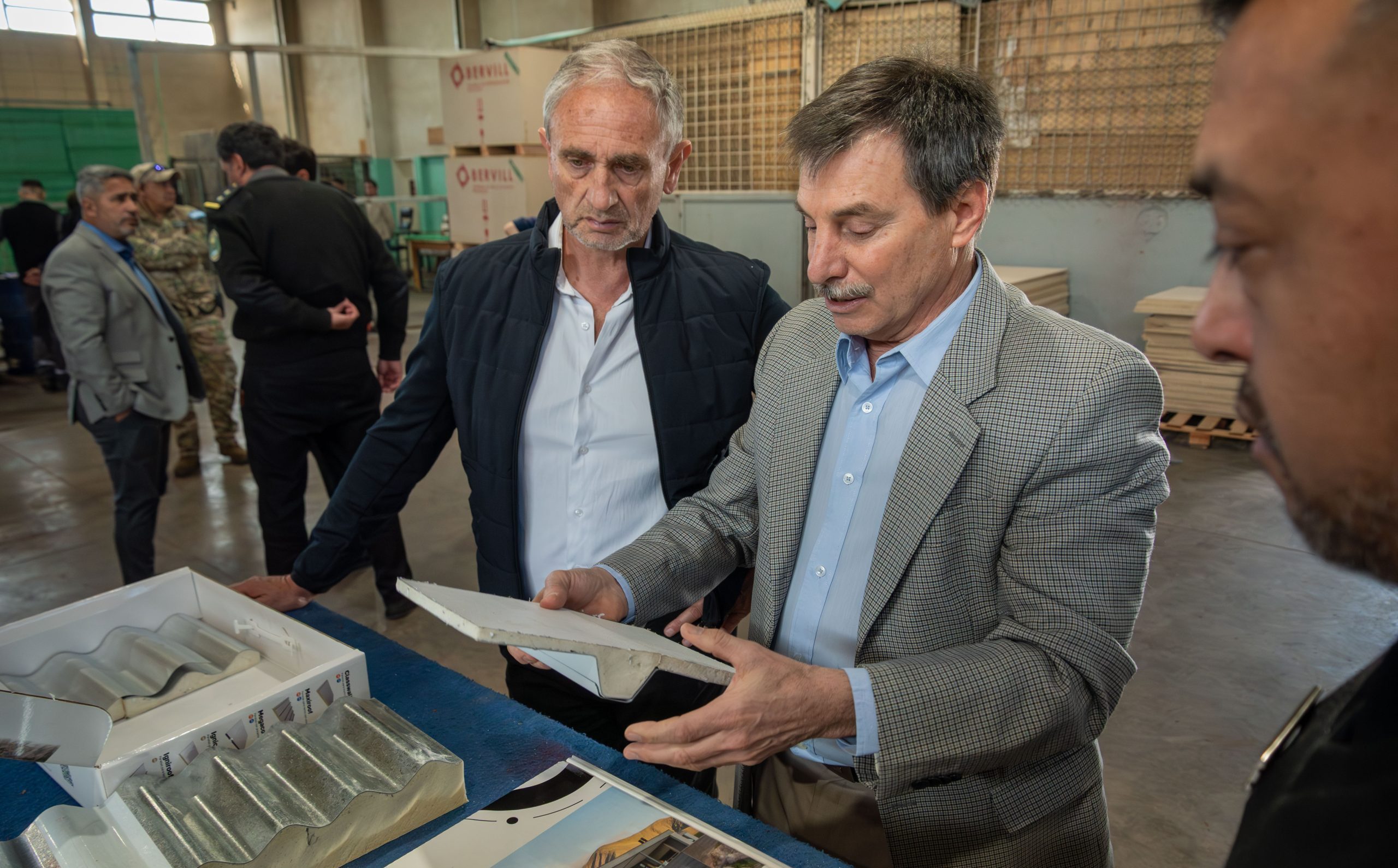 Representantes del Grupo LTN visitaron la planta de producción que la empresa posee en Almafuerte I