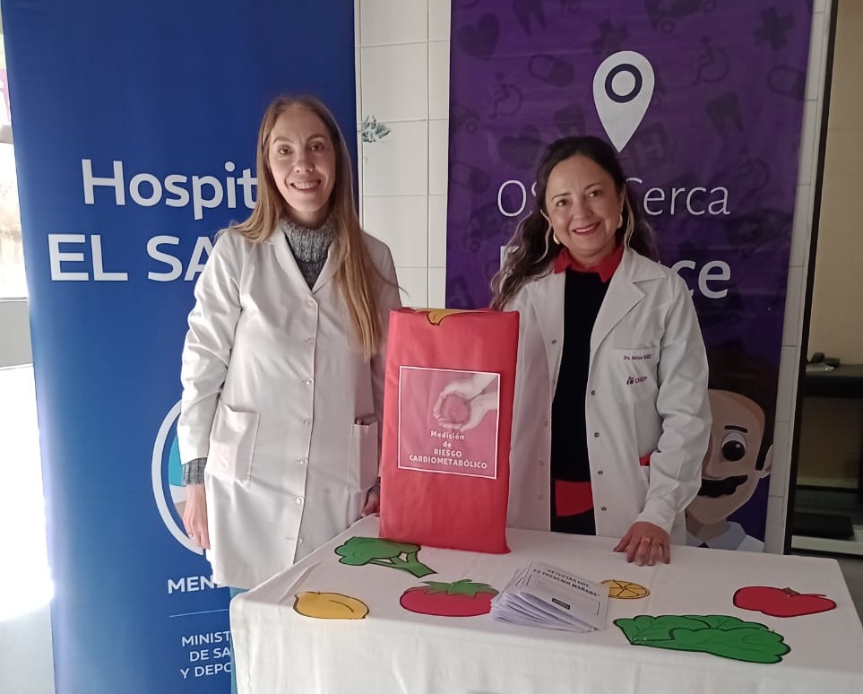 El Hospital El Sauce inició jornadas de detección de riesgo cardiometabólico