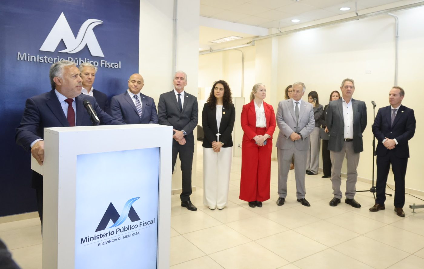 El Gobernador Cornejo y el procurador Gullé pusieron en funcionamiento el nuevo edificio del Ministerio Público Fiscal en San Rafael