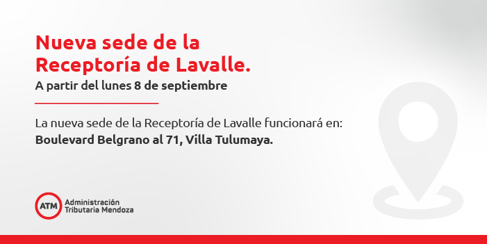 ATM: la Receptoría de Lavalle se traslada de edificio
