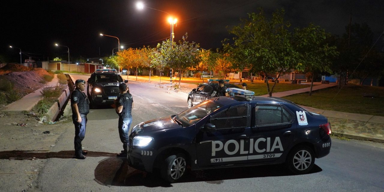 Siete detenidos y armas de fuego secuestradas en patrullajes preventivos en el Gran Mendoza