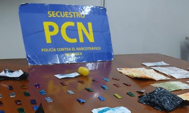 En la lucha contra el narcomenudeo, la Policía secuestró cocaína y detuvo a una mujer en Guaymallén