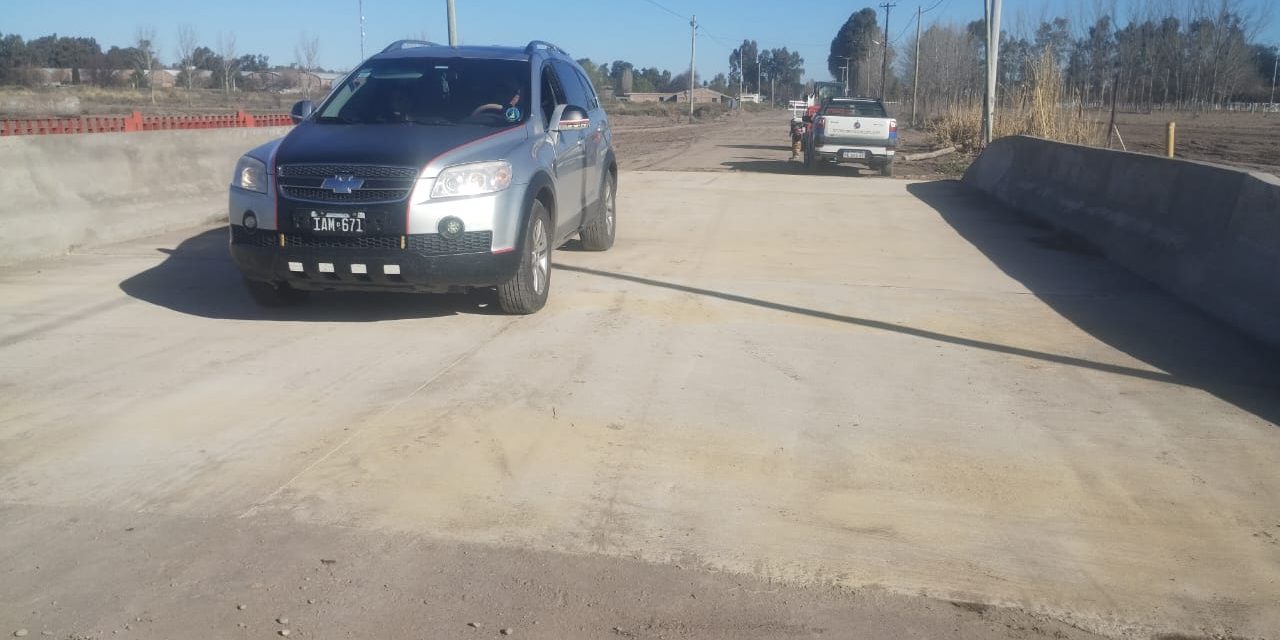 Vialidad Mendoza rehabilitó el tránsito en una obra clave que realiza en General Alvear