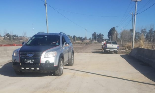 Vialidad Mendoza rehabilitó el tránsito en una obra clave que realiza en General Alvear