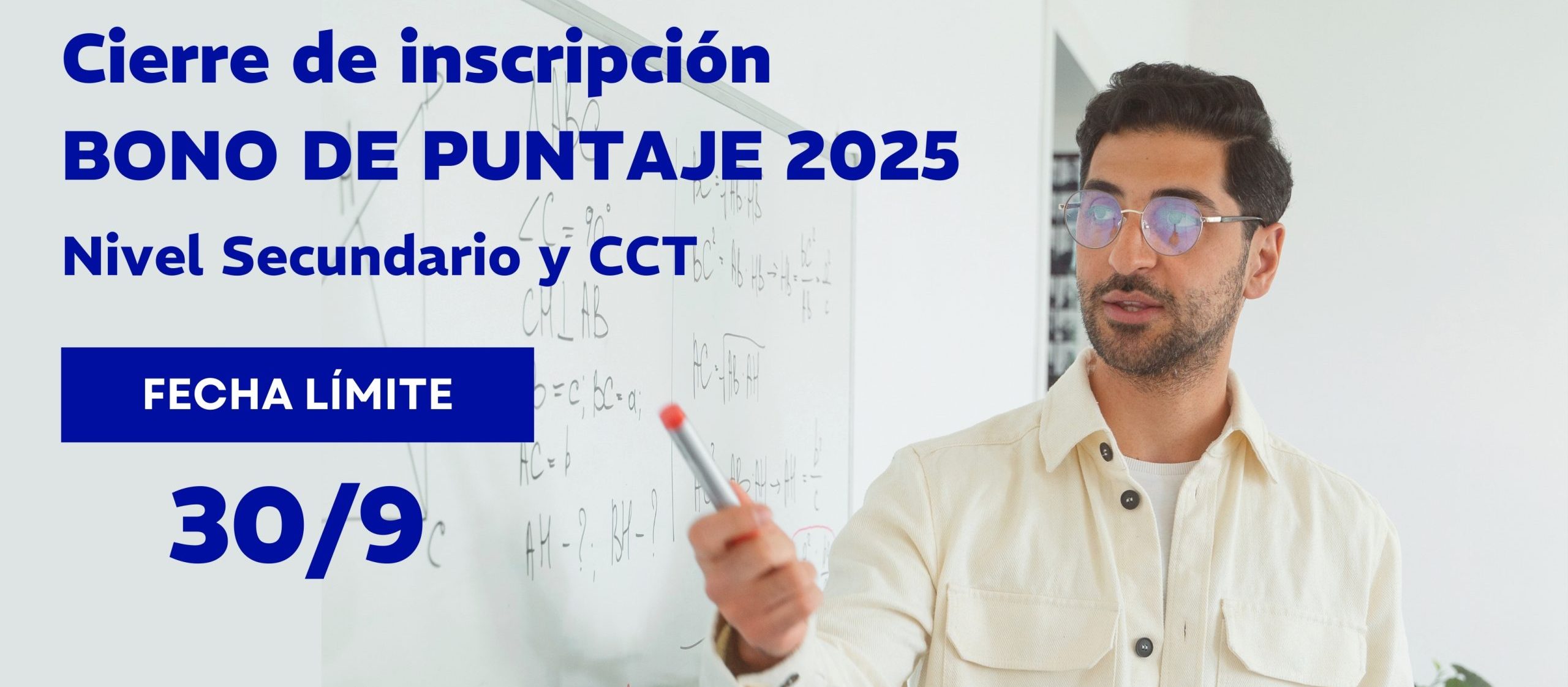 Bono de Puntaje 2025: fecha límite para el cierre de la inscripción