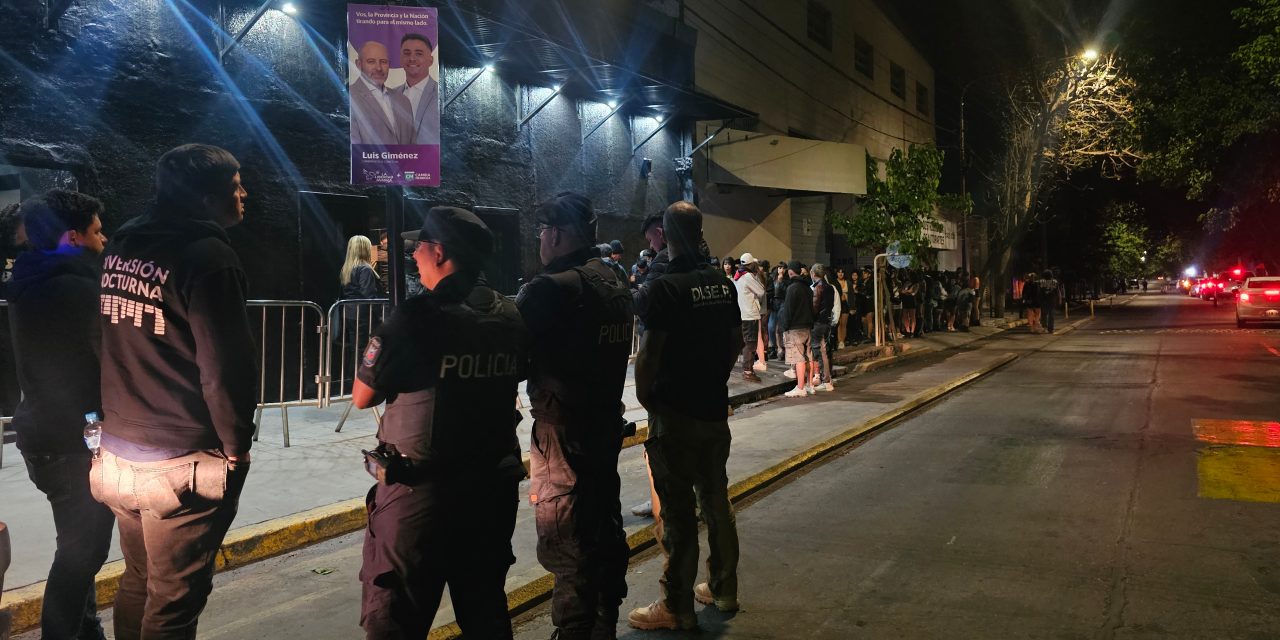 Con el primer operativo nocturno, el Gobierno lanzó en Guaymallén el programa Noches Seguras