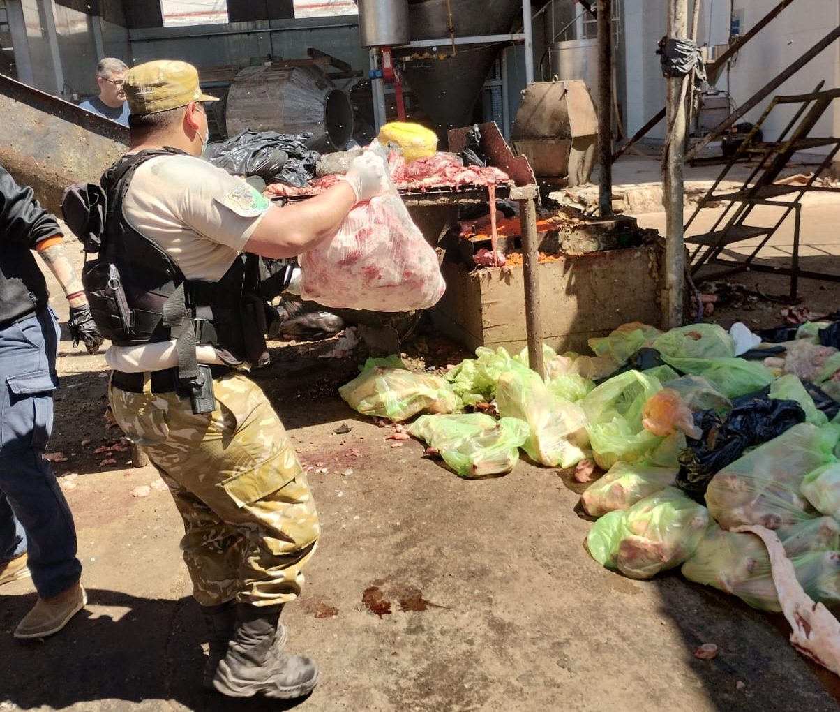 La Policía Rural decomisó más de 800 kilos de carne en tres departamentos