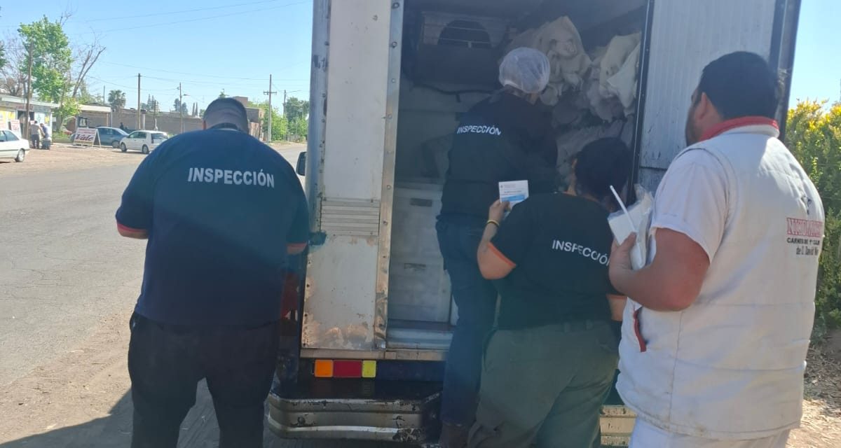 La Policía Rural secuestró más de una tonelada de alimentos sin cadena de frío en Las Heras