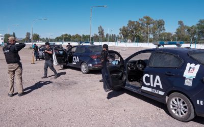 La Policía capacitó a choferes en maniobras de alta exigencia en San Rafael