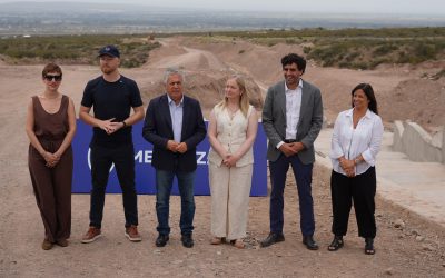 El Gobernador Cornejo inauguró la ampliación del colector aluvional Blanco Encalada, la obra de defensa hídrica más importante de los últimos 20 años
