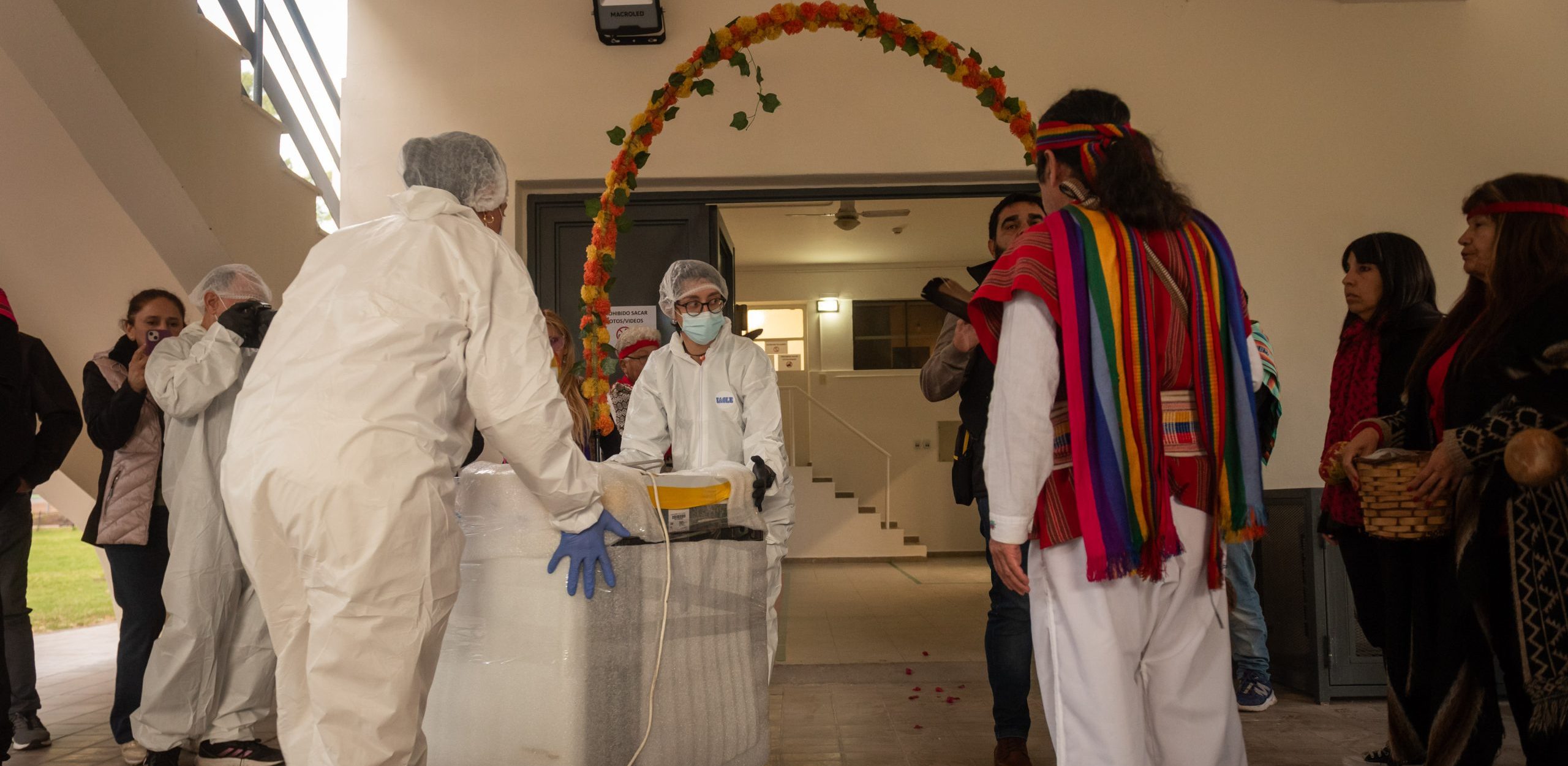 Se llevó a cabo el traslado de la ofrenda del niño del Aconcagua al Museo Moyano
