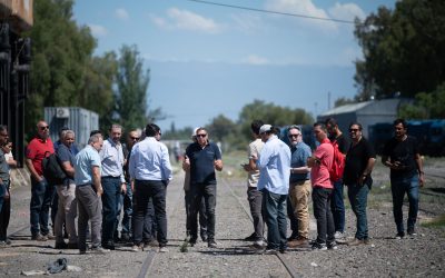 Las empresas constructoras interesadas en la obra del Tren de Cercanías del Este recorrieron la traza antes de la licitación