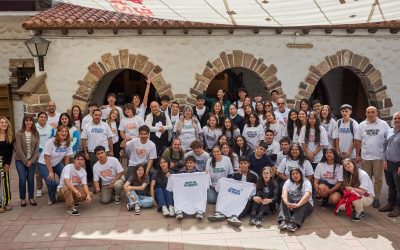 En la antesala al Congreso del Agua, Irrigación reunió a 48 estudiantes en el dique Cipolletti