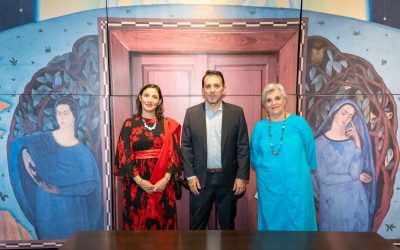 Ya se puede ver en el ECA un cuadro donado por México a Mendoza