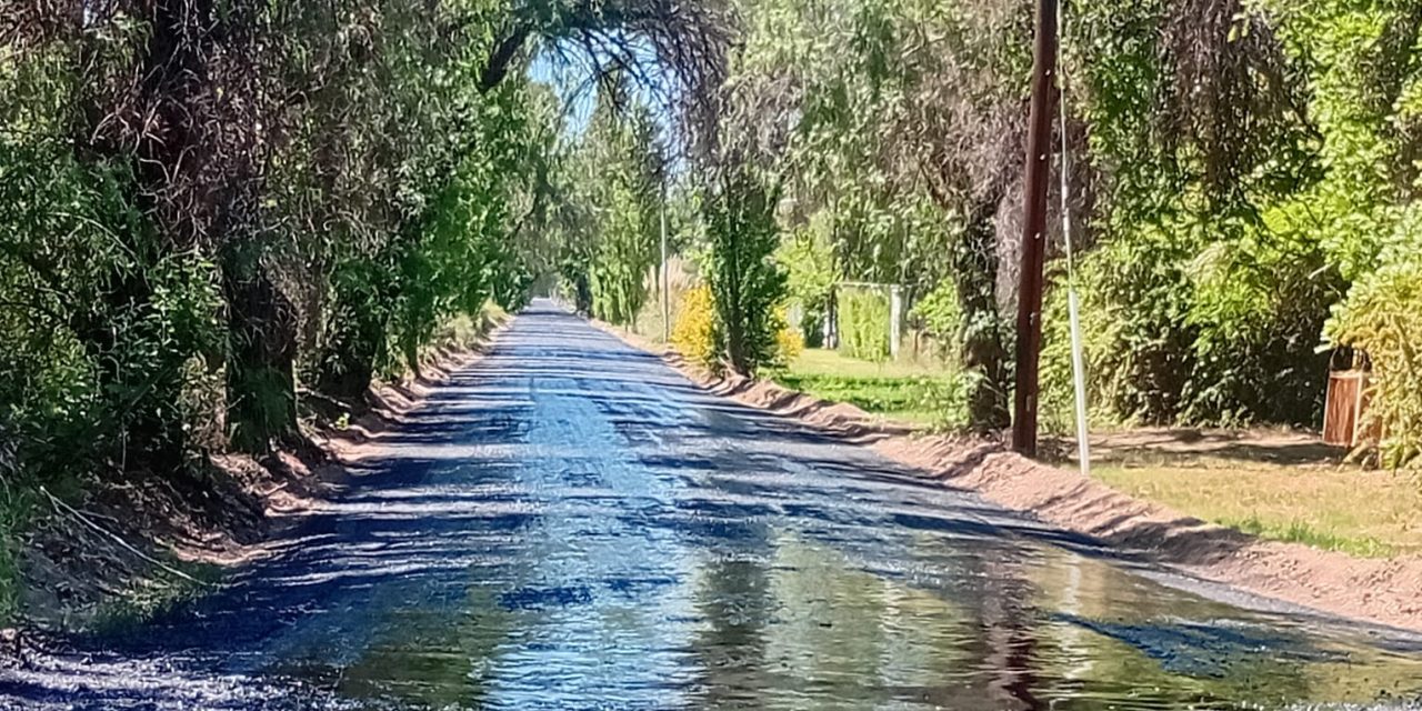 Vialidad Mendoza recuperó una calle de San Rafael con fuerte perfil turístico