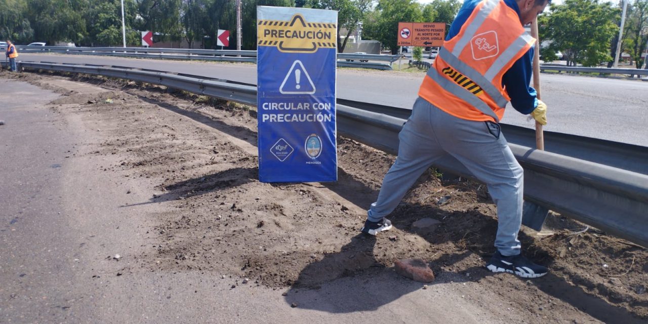 Vialidad avanza con la limpieza del Cóndor del Acceso y luego sigue en Juan José Paso
