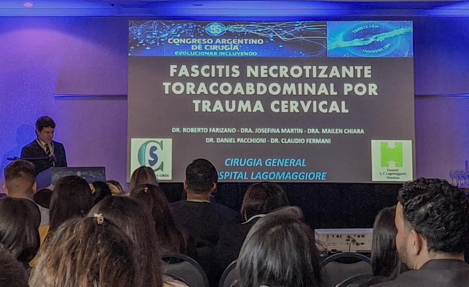 Equipo del Lagomaggiore fue premiado en el 95° Congreso Argentino de Cirugía por un destacado caso clínico
