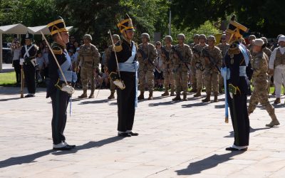 Repasá el último Cambio de Guardia de la Bandera de los Andes en fotos