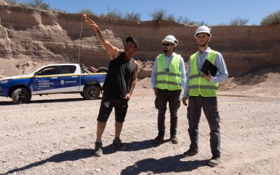 La Policía Ambiental Minera inspeccionó una mina de tercera categoría en Tupungato