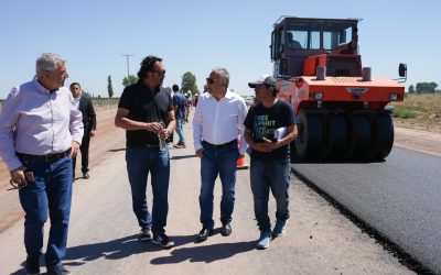 Infraestructura para el desarrollo: comenzó la pavimentación de la Ruta Provincial 33