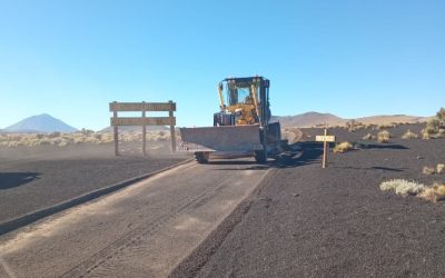 El camino a La Payunia ya está transitable luego de los trabajos de Vialidad y Ambiente
