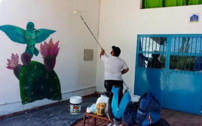 Infraestructura Escolar avanza con un amplio operativo de entrega de ventiladores y pintura en escuelas de Mendoza