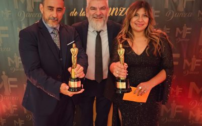 Mendoza fue protagonista en la entrega de los premios Martín Fierro de la Danza
