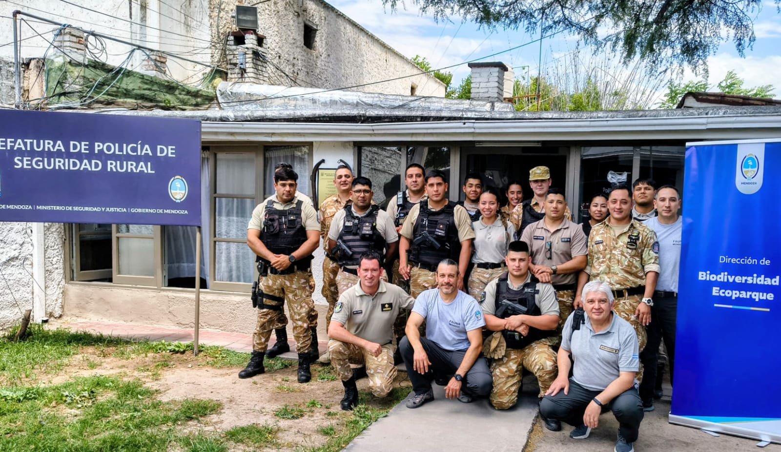 El Ministerio de Energía y Ambiente capacitó a la Policía Rural de Mendoza para fortalecer la protección de la fauna silvestre