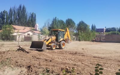 Comenzó la construcción del nuevo edificio para el jardín Cerro Siete Colores, en Uspallata