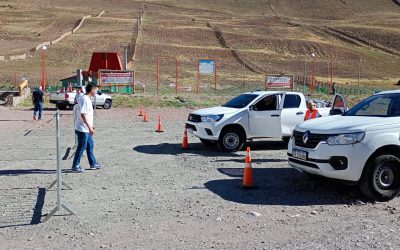 Ya están funcionando los paradores de servicio en la ruta a Chile