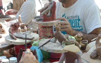 El Hospital El Sauce fue sede del Octavo Encuentro de Ceramistas “Rondas sin Cabeza”