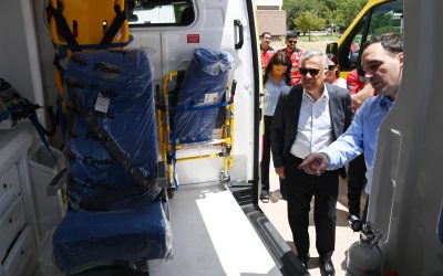 El Gobernador Cornejo presentó ocho ambulancias de alta complejidad que fortalecen el sistema de emergencias de Mendoza