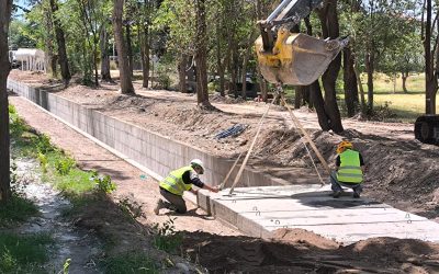 Avanza la obra de Irrigación que garantizará la entrega de agua a las plantas potabilizadoras todo el año
