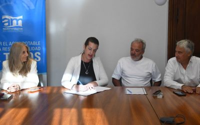 La Dirección de Género y Diversidad y Aysam firmaron un convenio para incorporar la perspectiva de género en el sector de agua y saneamiento
