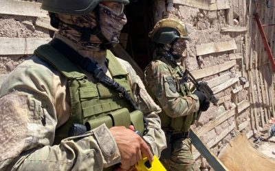 Las FOE desplegaron un operativo de contención en el barrio San Martín