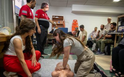 Capacitan al personal de Áreas Protegidas en manejo de desfibrilador y en reanimación cardiopulmonar