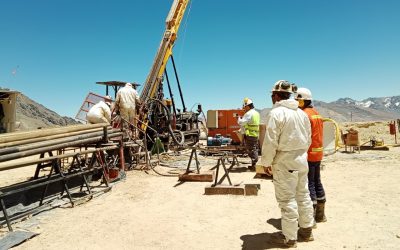 Autoridades del Ministerio de Energía y Ambiente recorrieron las primeras perforaciones del proyecto El Perdido en Malargüe